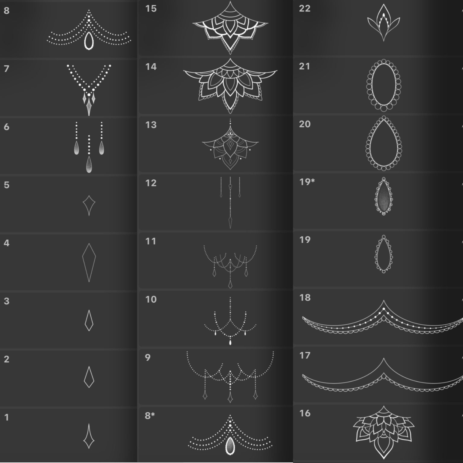 Procreate Ornamental 2 Stamps - Revilo