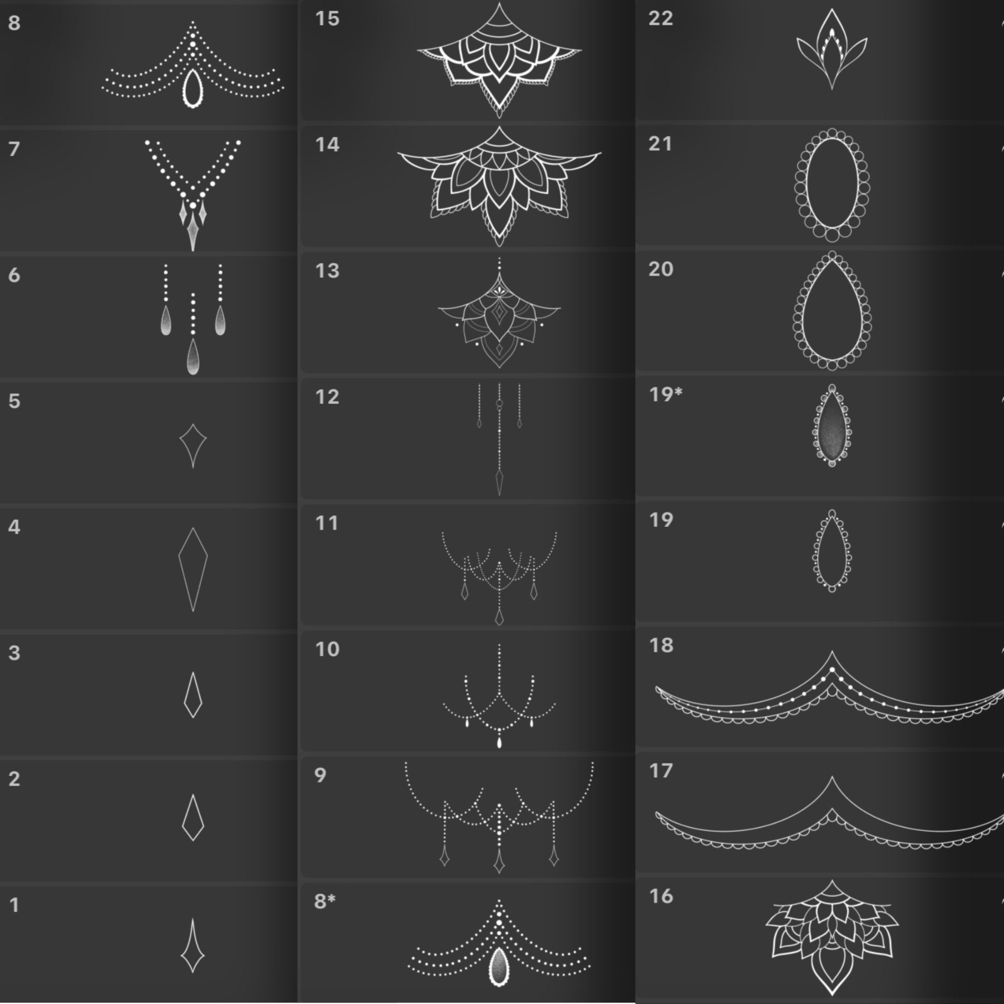 Procreate Ornamental 2 Stamps - Revilo