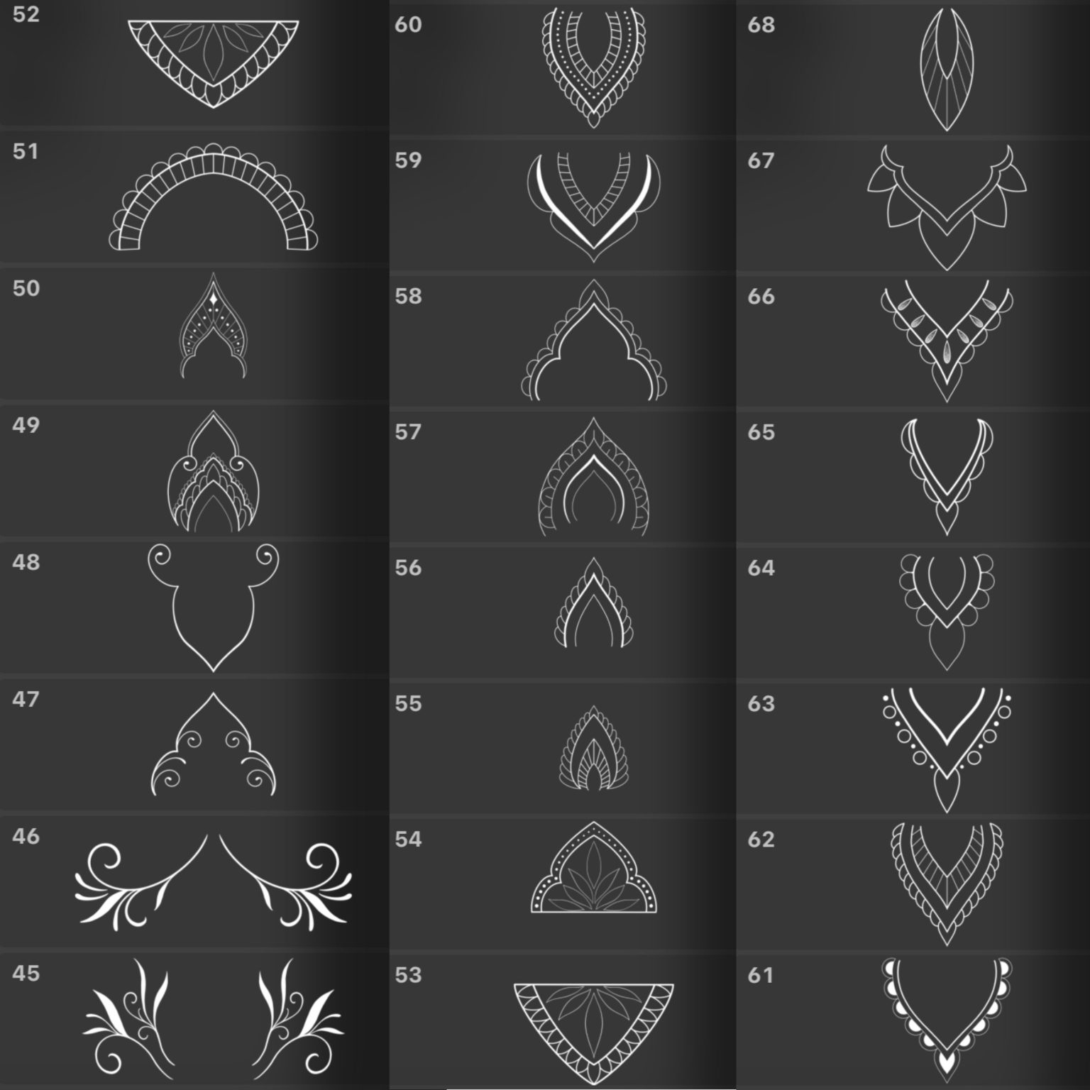 Procreate Ornamental 2 Stamps - Revilo