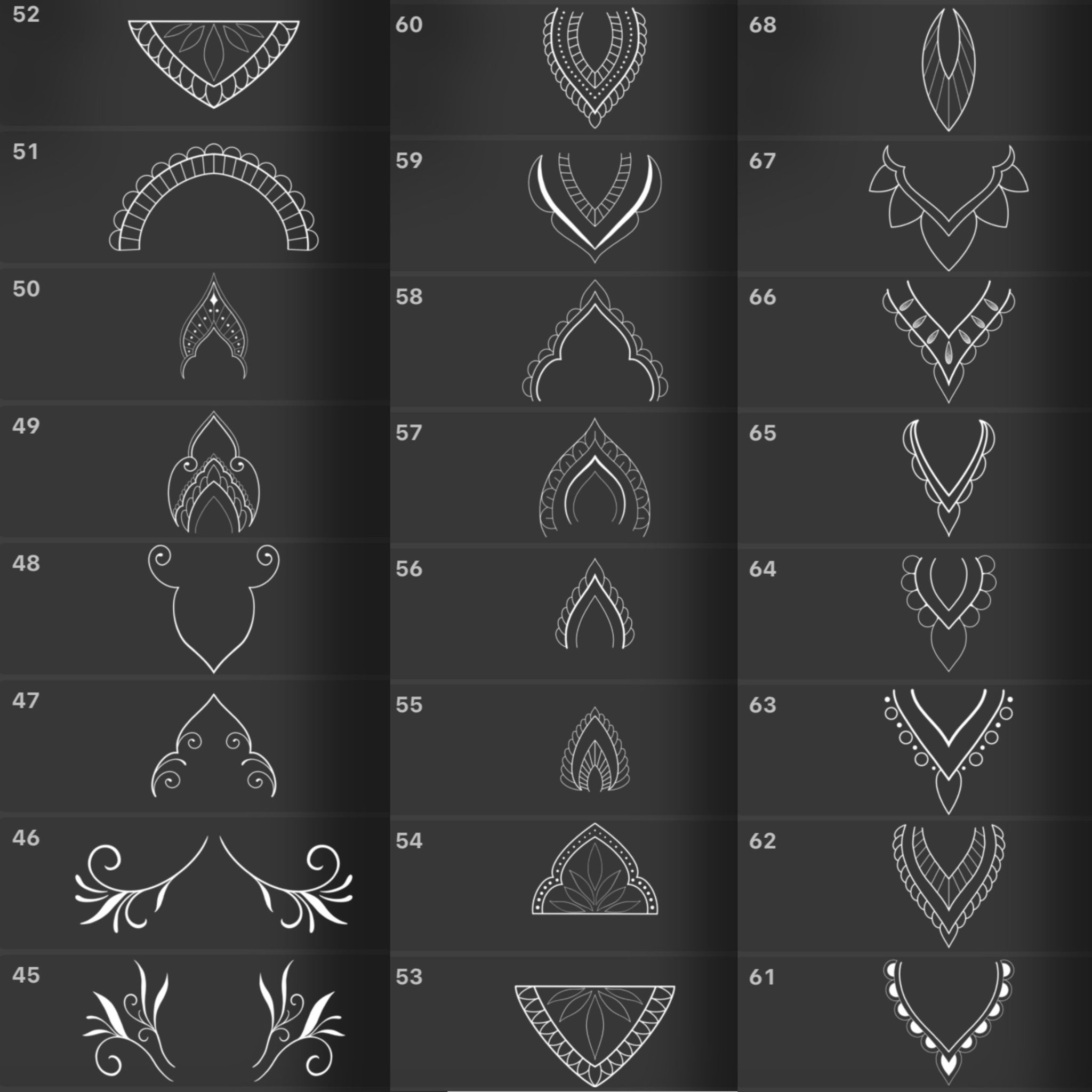 Procreate Ornamental 2 Stamps - Revilo
