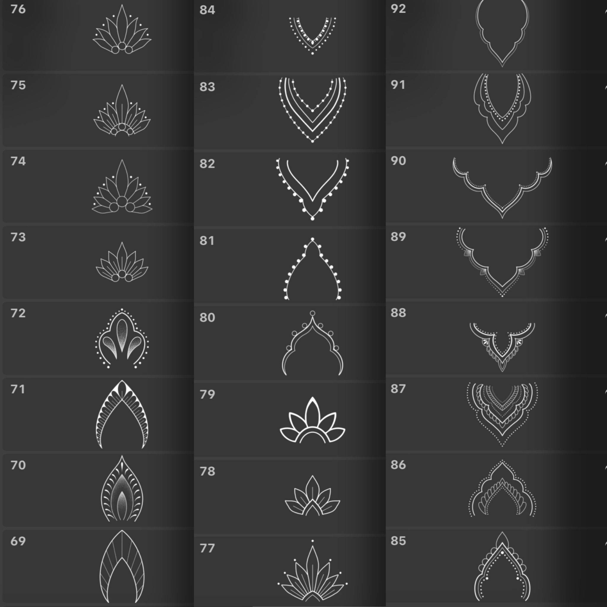 Procreate Ornamental 2 Stamps - Revilo