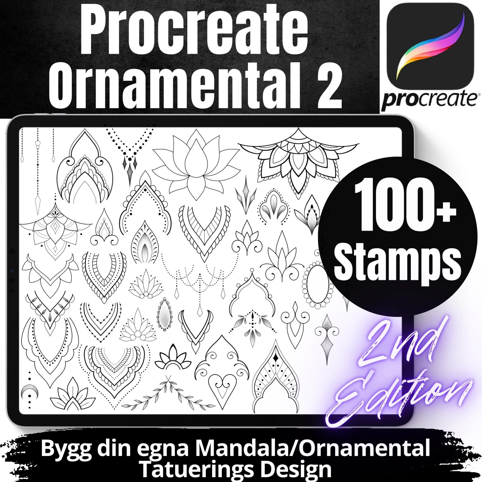 Procreate Ornamental 2 Stamps - Revilo