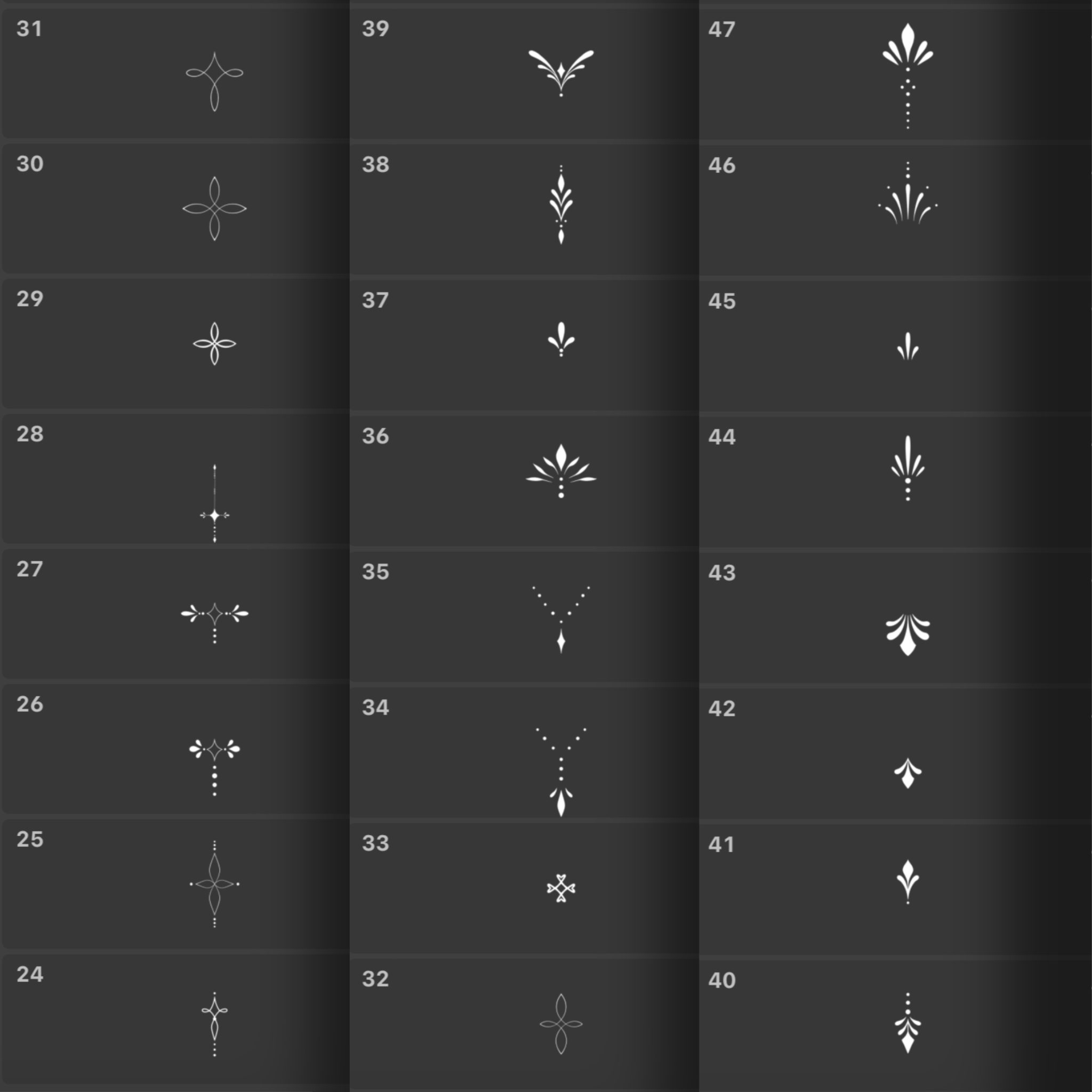 Procreate Ornamental Stamps - Revilo