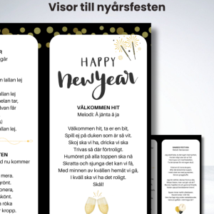 Visor till nyår | Häfte till nyårs