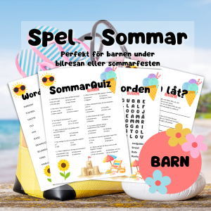 Spel till sommarfesterna för barn