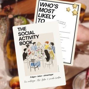 The Social Activity Book | Aktiviteter för middag, AW & fest