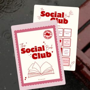 The Social Book Club | Bokklubbshäfte för bokälskare | Svenska