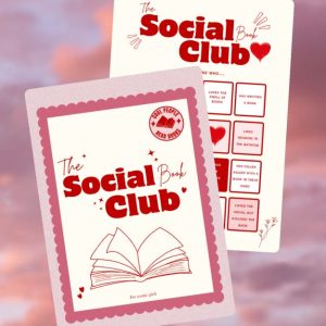 The Social Book Club | Printable Book Club Kit for Book Lovers | English