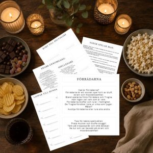 Förrädarna – socialt spel för fester & middagar (PDF)
