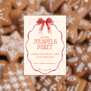 Det stora julspelspaketet – 6 julspel att skriva ut